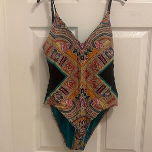 Trina Turk Multicolor One Piece Swimsuit